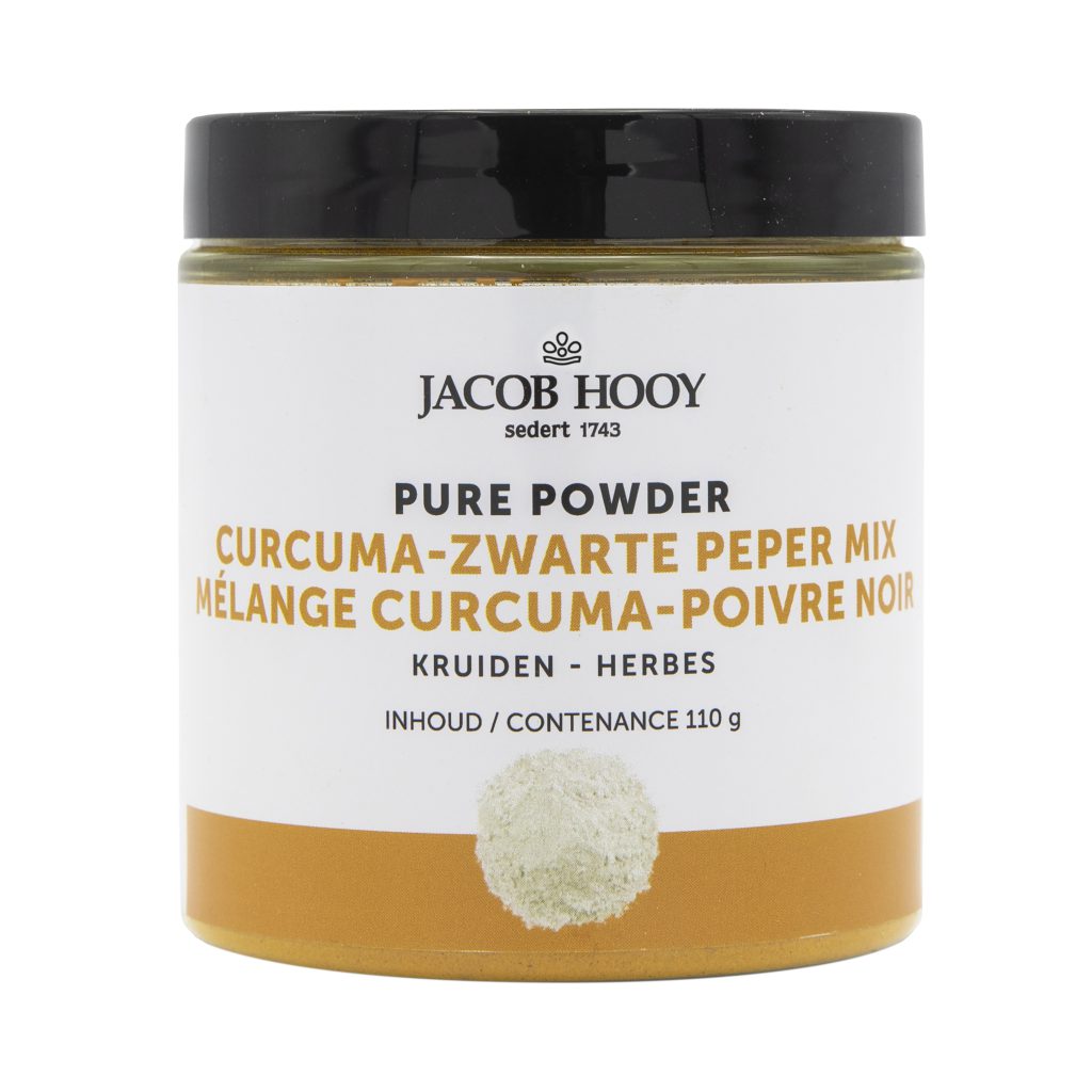 Curcuma – zwarte peper mix Pure Powder 110 gram
