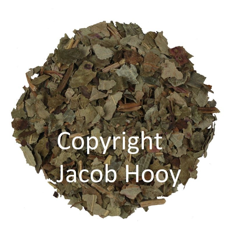 Aardbeiblad gesneden