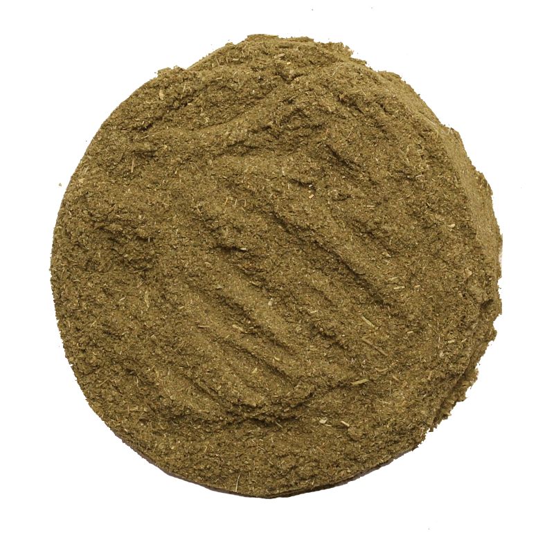 Mariadistelkruid gemalen