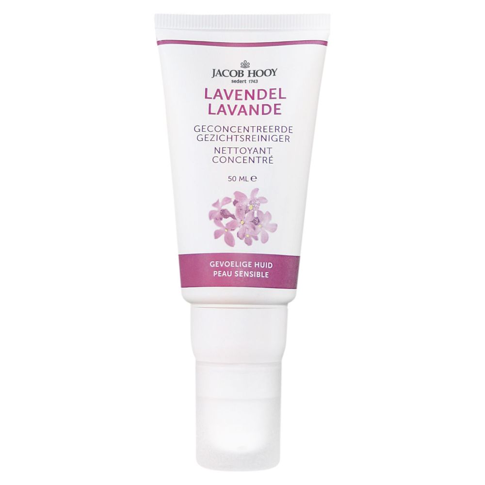 Jacob Hooy Lavendel Creamy Face Cleanser tube – zachte, hydraterende gezichtsreiniger
