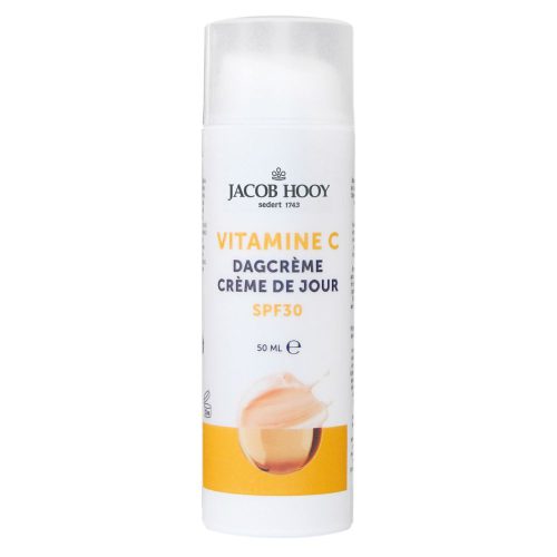 Vitamine C dagcrème SPF30 in een witte en oranje 50 ml