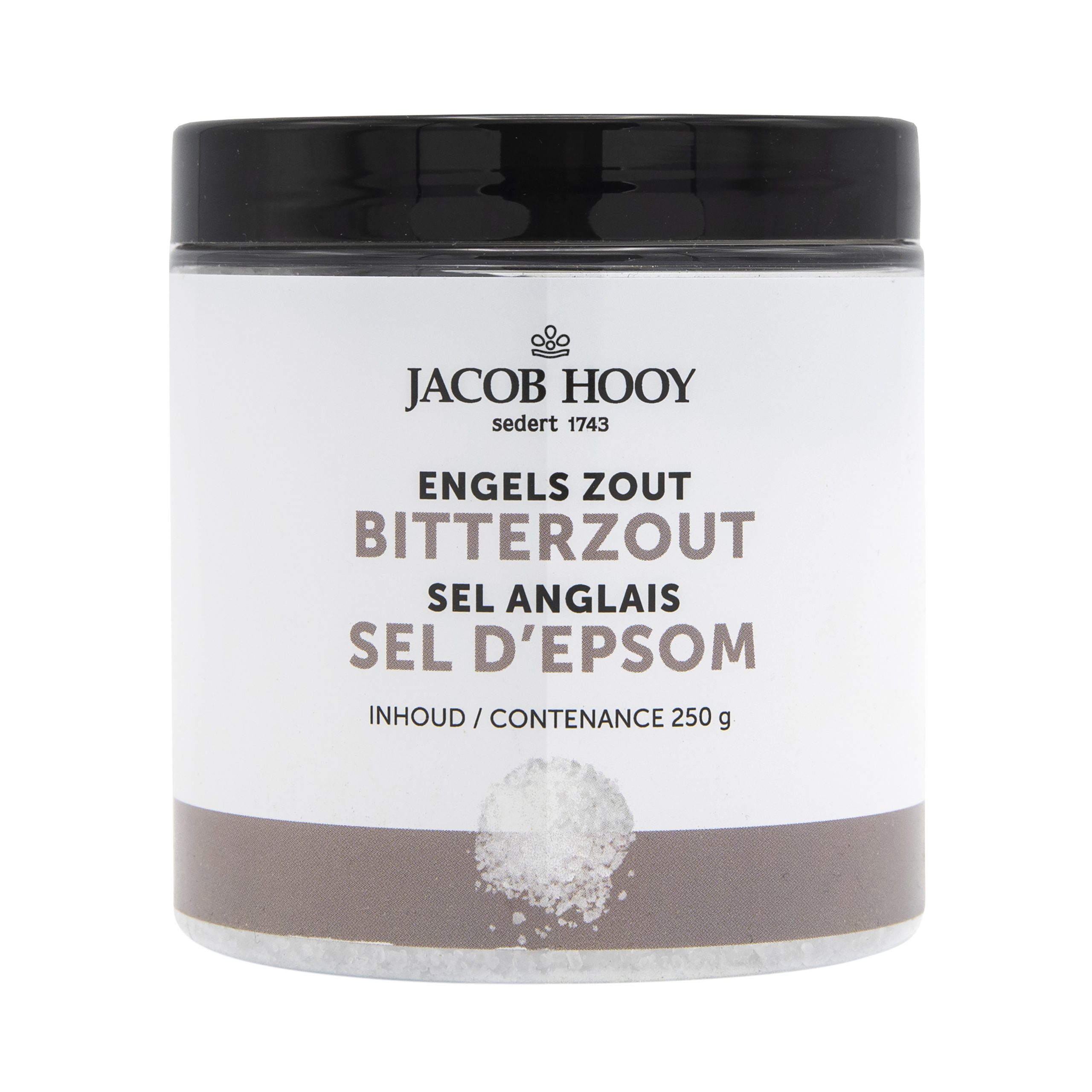 Engelszout bitterzout magnesiumsulfaat 250 gram van Jacob Hooy