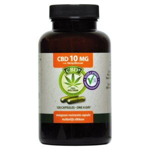 CBD capsules 10mg 120 stuks