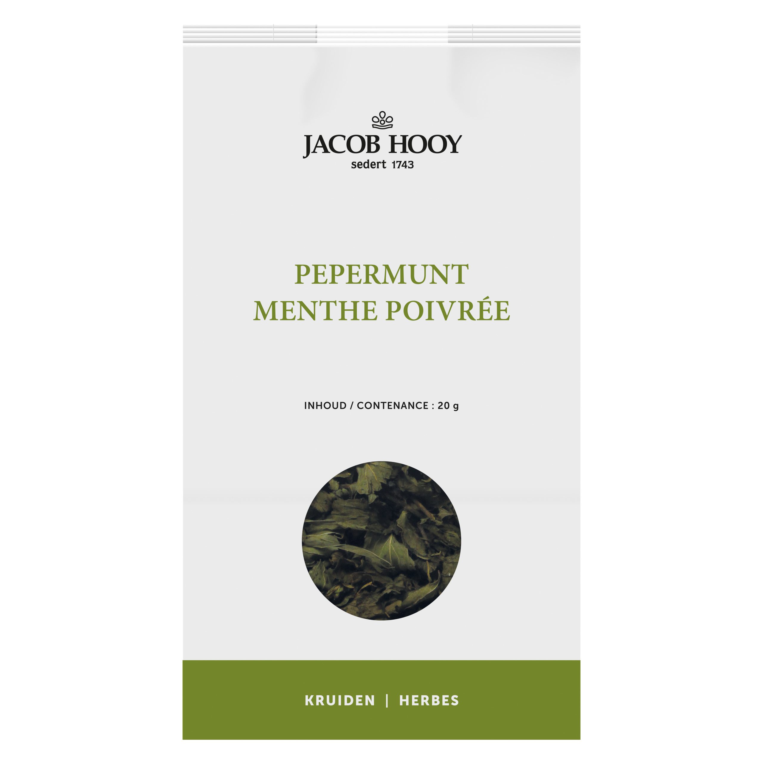 Pepermuntblad heel 20 gram