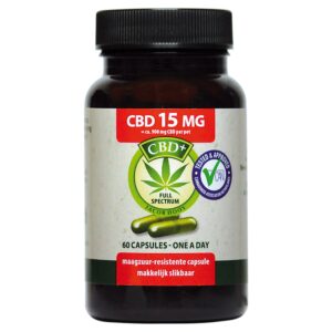 CBD Capsules 15mg 60 stuks