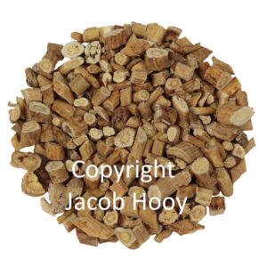 Astragaluswortel gesneden