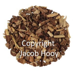 Sarsaparillawortel gesneden