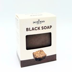Black Soap met sheabutter van Jacob Hooy